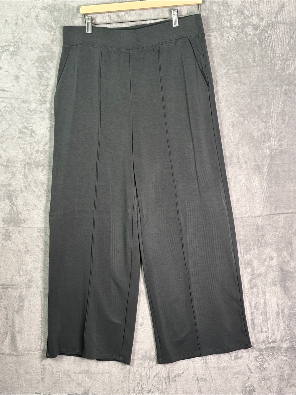 Kinesis Gray Wide Band Waist Soft Pants with Pockets Size XL